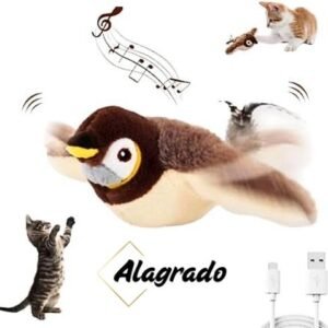 gorrión interactivo con alas y sonidos realistas